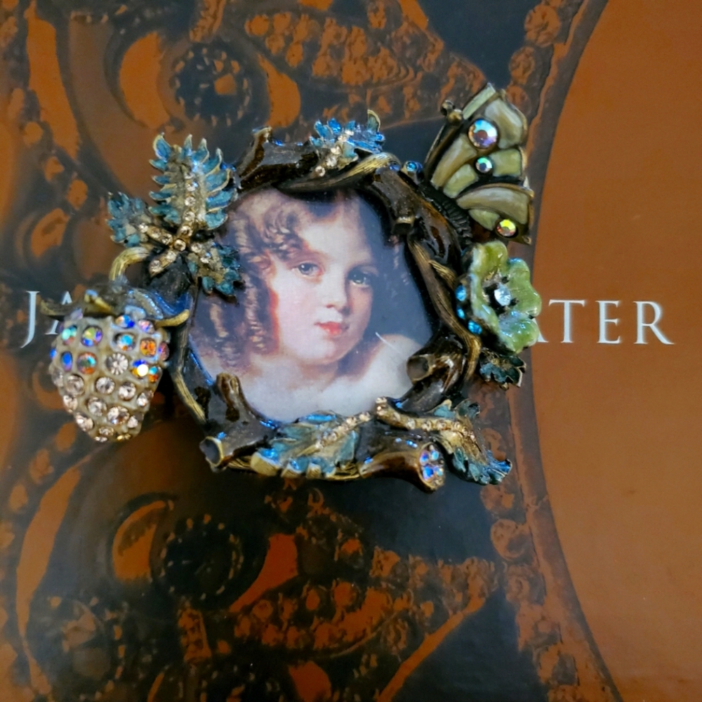 NIB Rare & Beautiful Jay Strongwater Flora & Fauna Frame